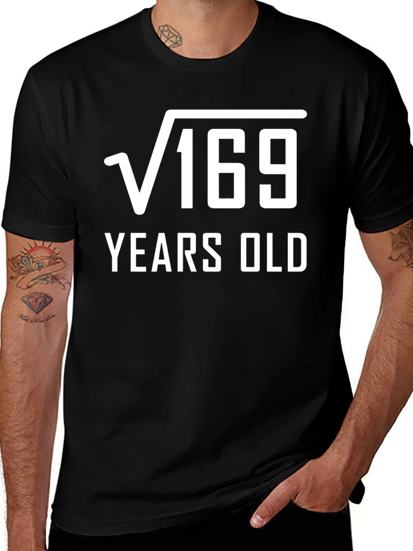 Funny 13th Birthday T-Shirt: Square Root of 169