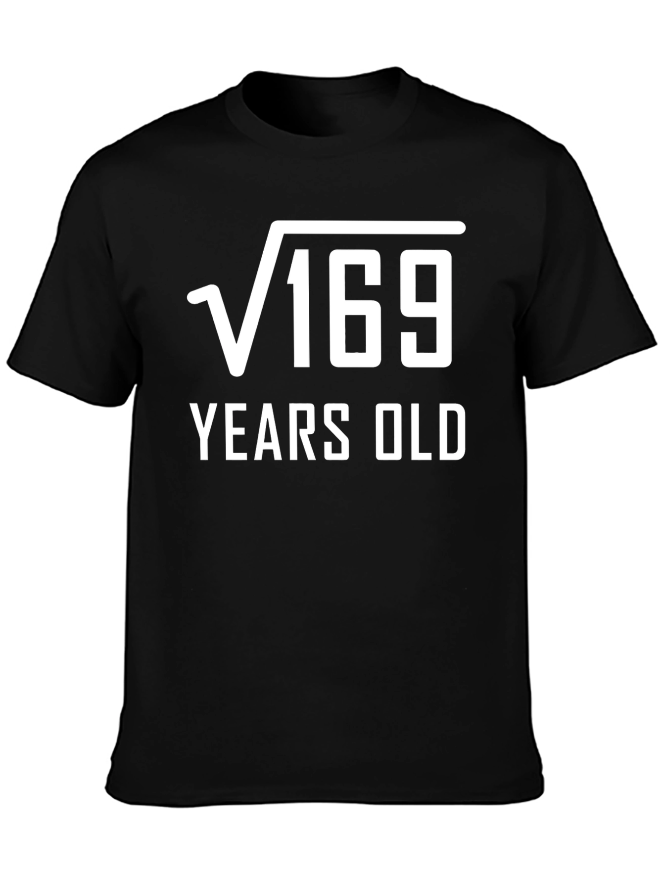 Funny 13th Birthday T-Shirt: Square Root of 169