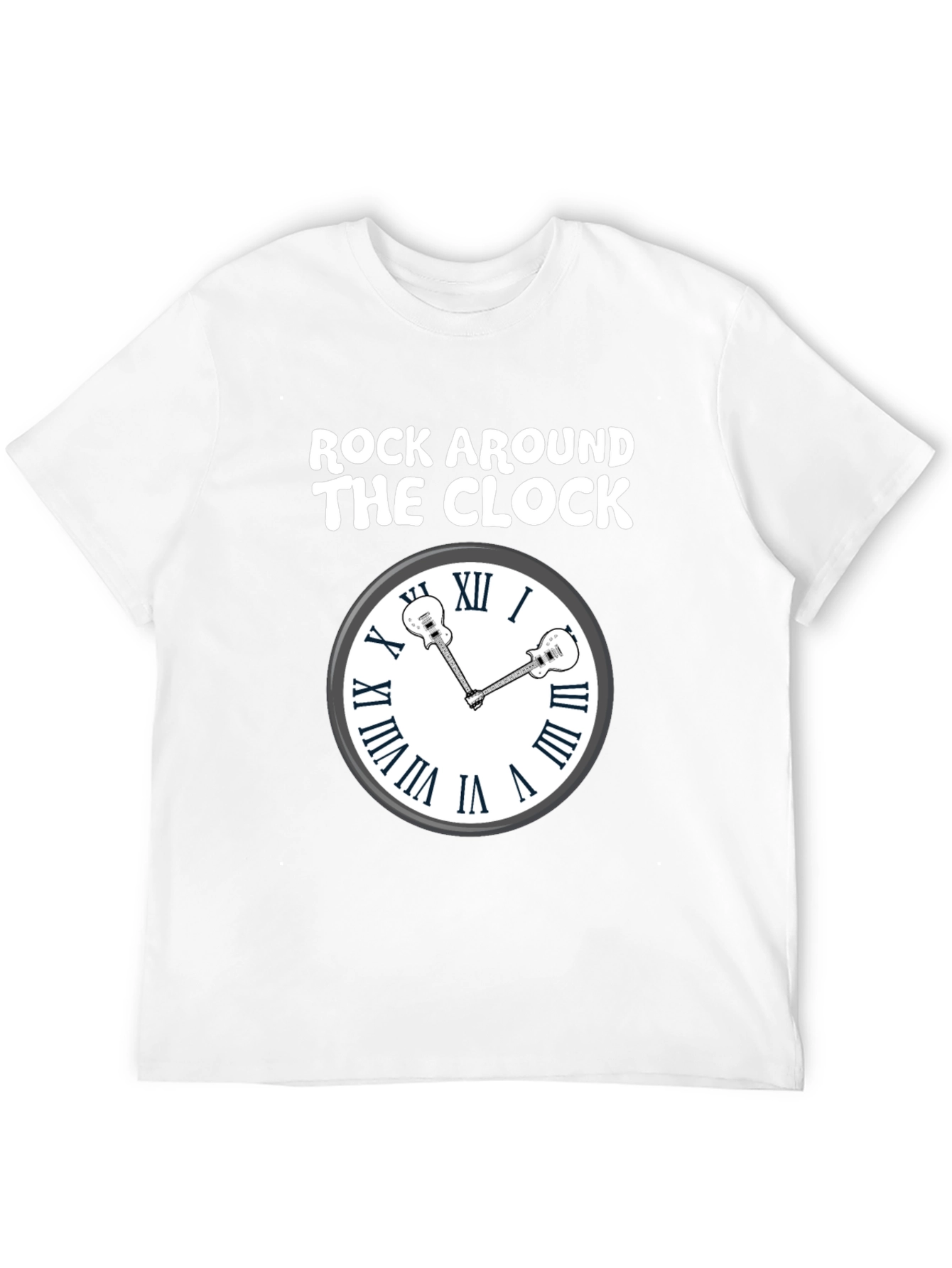 Rock Around the Clock Guitar T-Shirt
