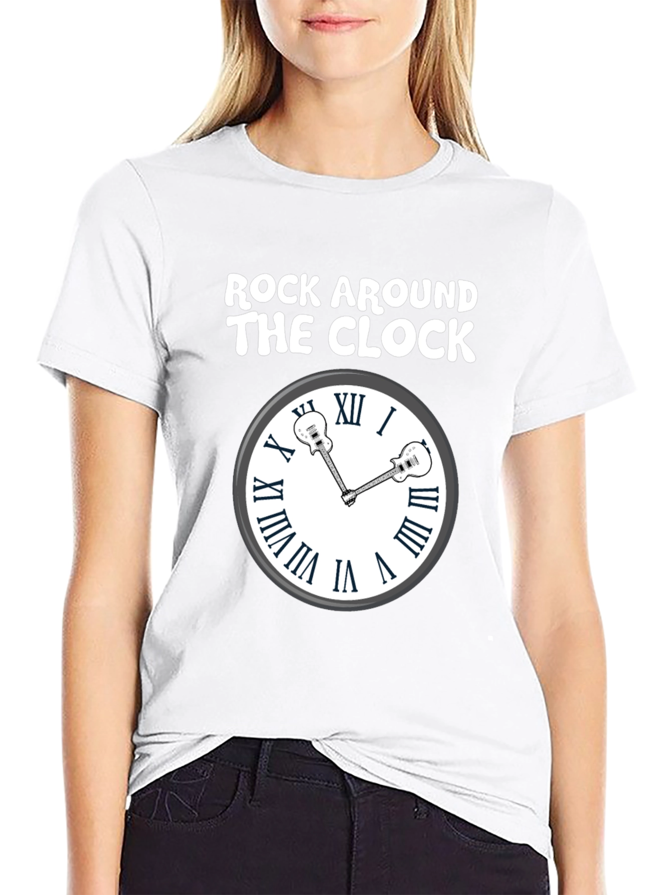 Rock Around the Clock Guitar T-Shirt