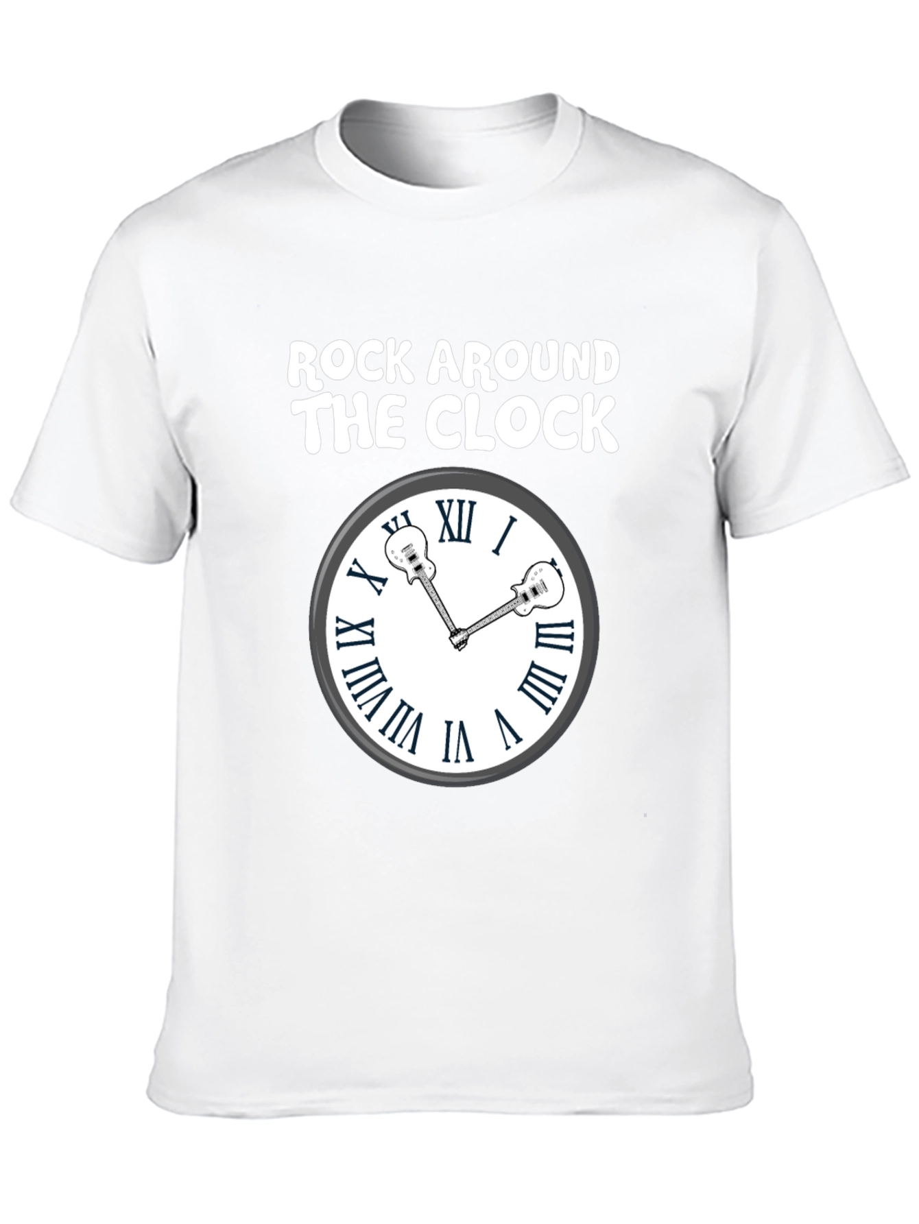 Rock Around the Clock Guitar T-Shirt