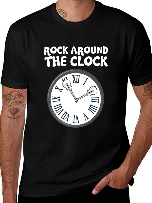 Rock Around the Clock Guitar T-Shirt