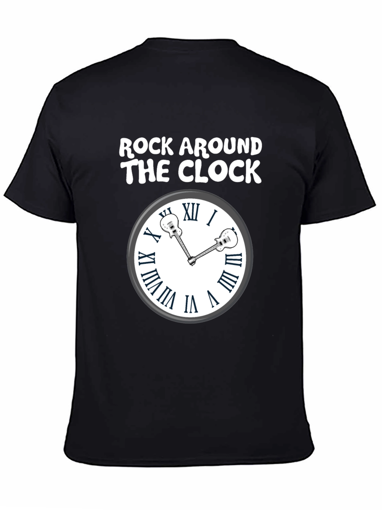 Rock Around the Clock Guitar T-Shirt