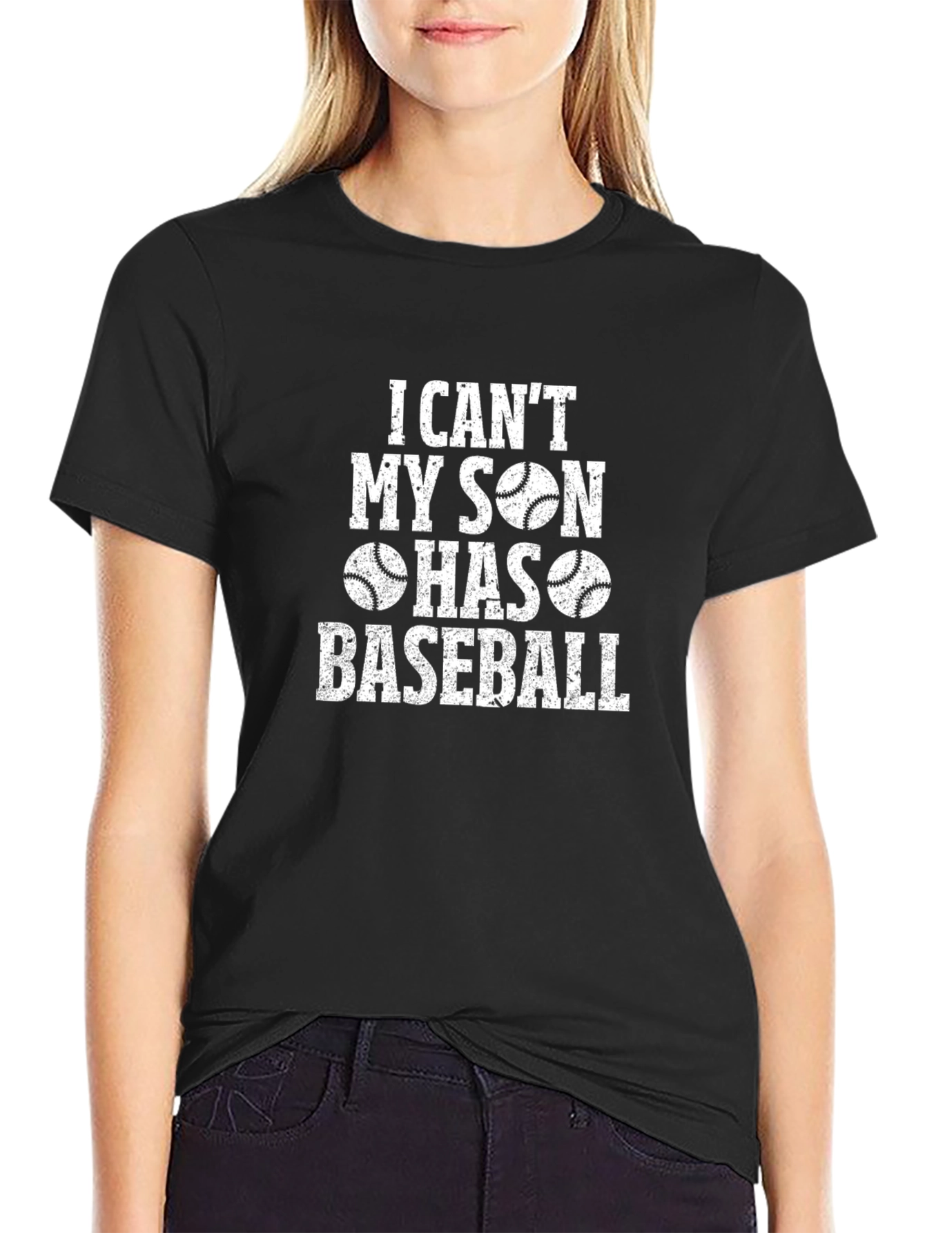 I Cant My Son Has Baseball T-Shirt