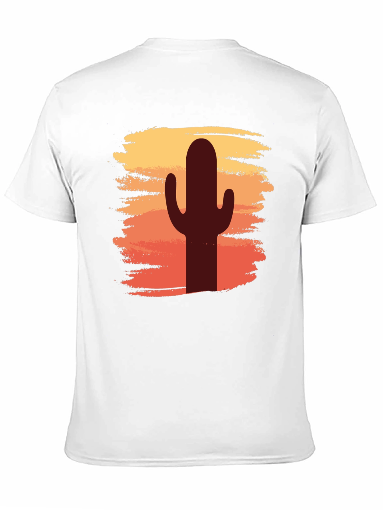 Cactus Sunset Graphic T-Shirt - Desert Vibes Tee
