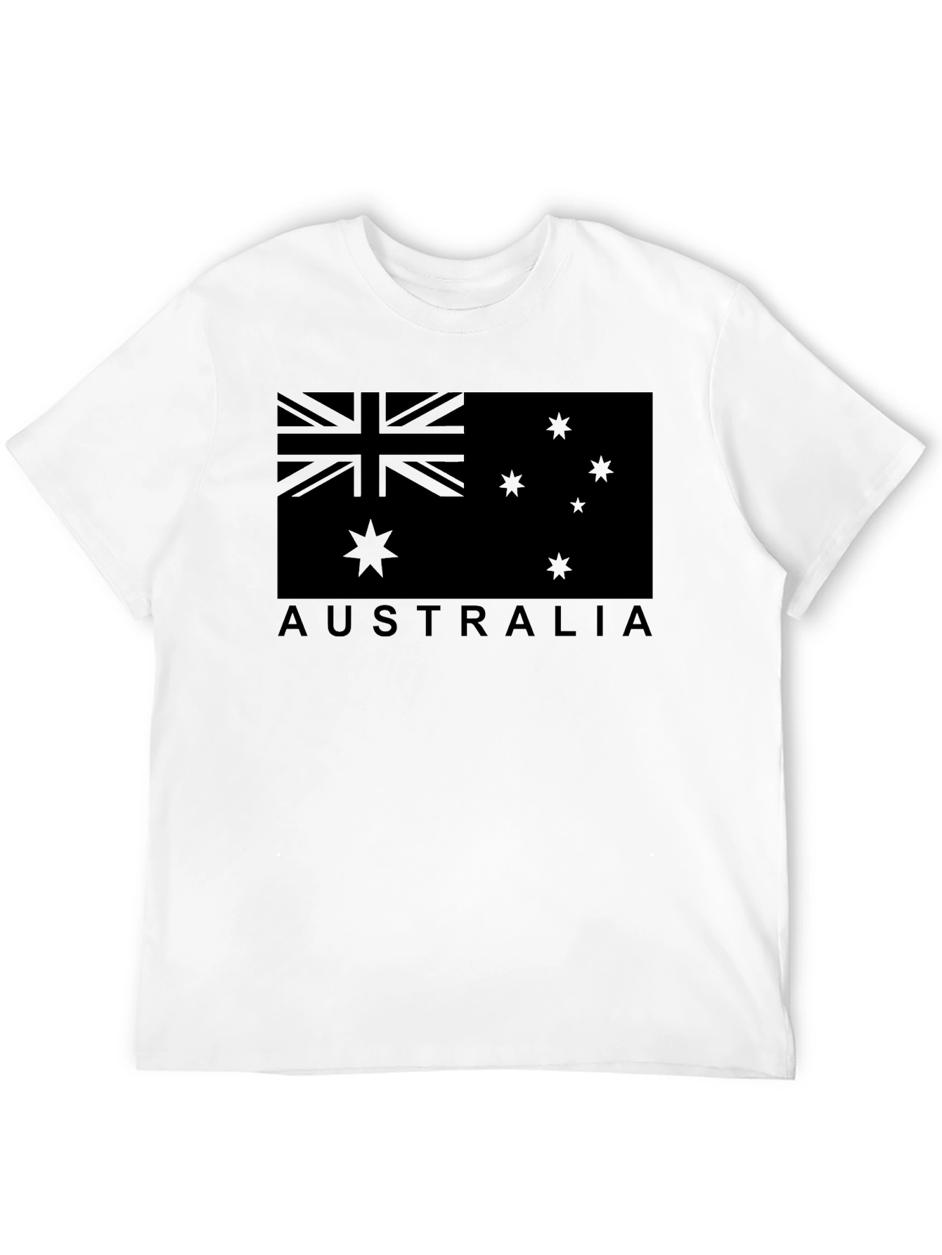 Australia Flag Graphic T-Shirt - Unisex Crew Neck