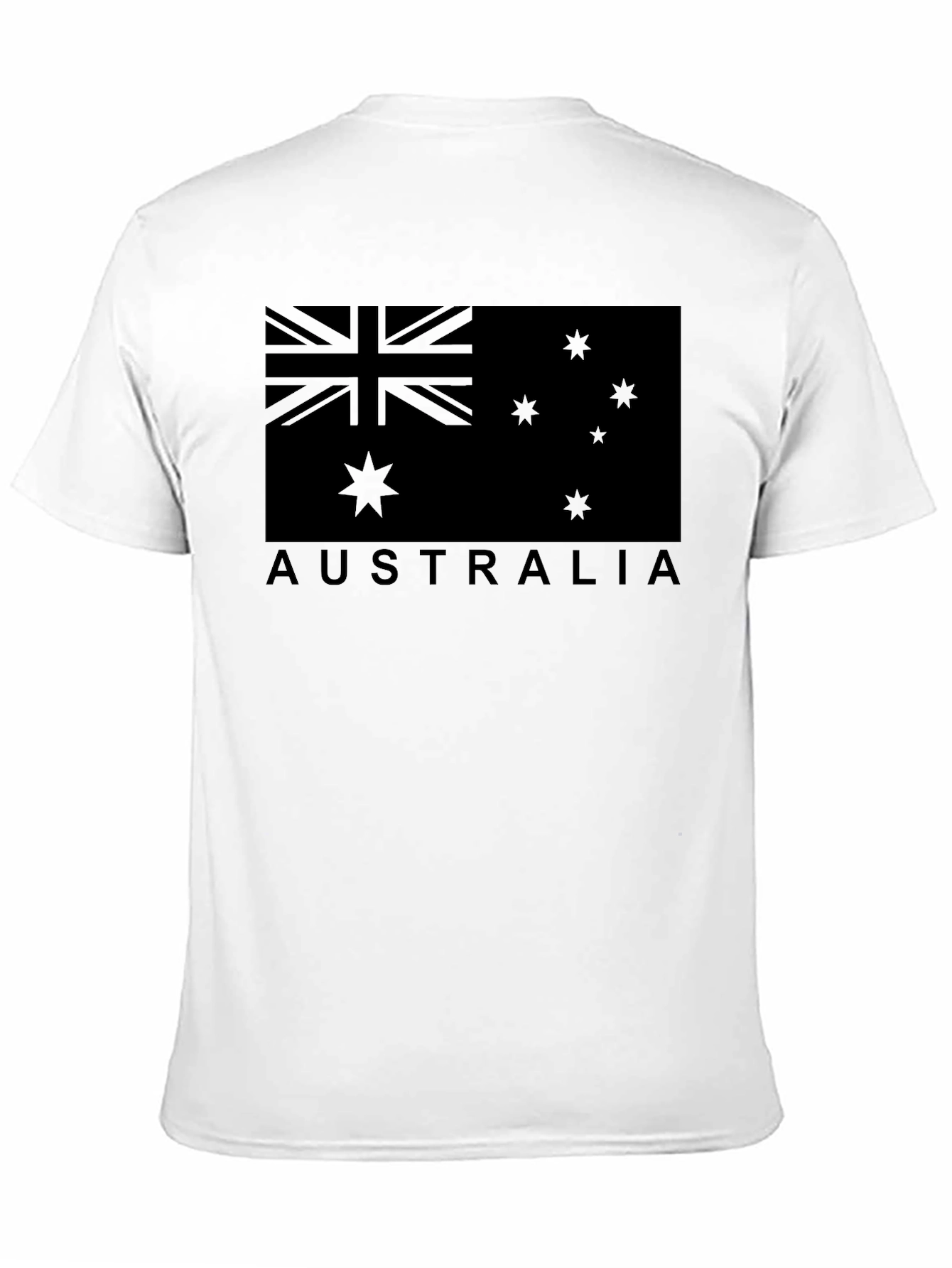 Australia Flag Graphic T-Shirt - Unisex Crew Neck