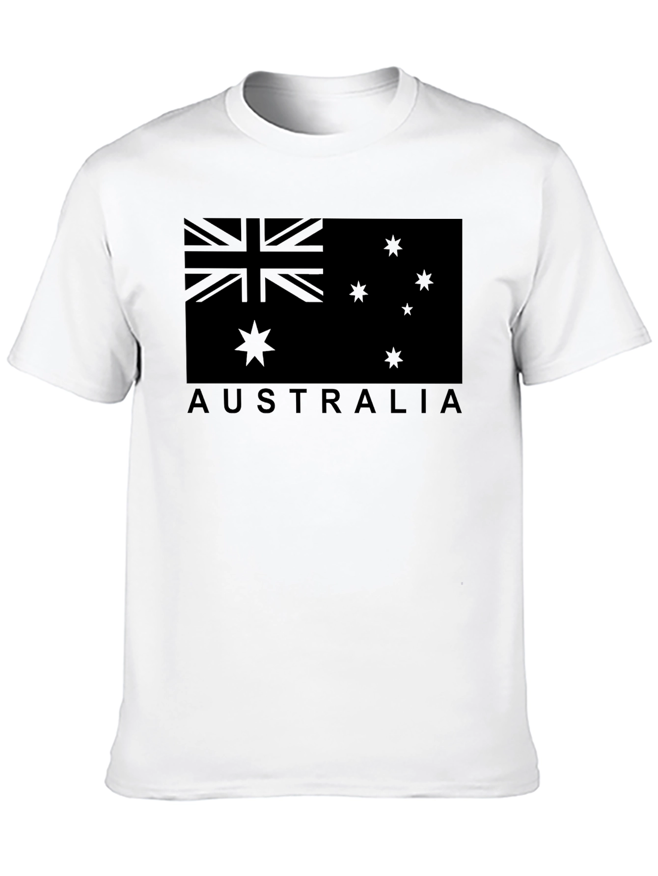 Australia Flag Graphic T-Shirt - Unisex Crew Neck