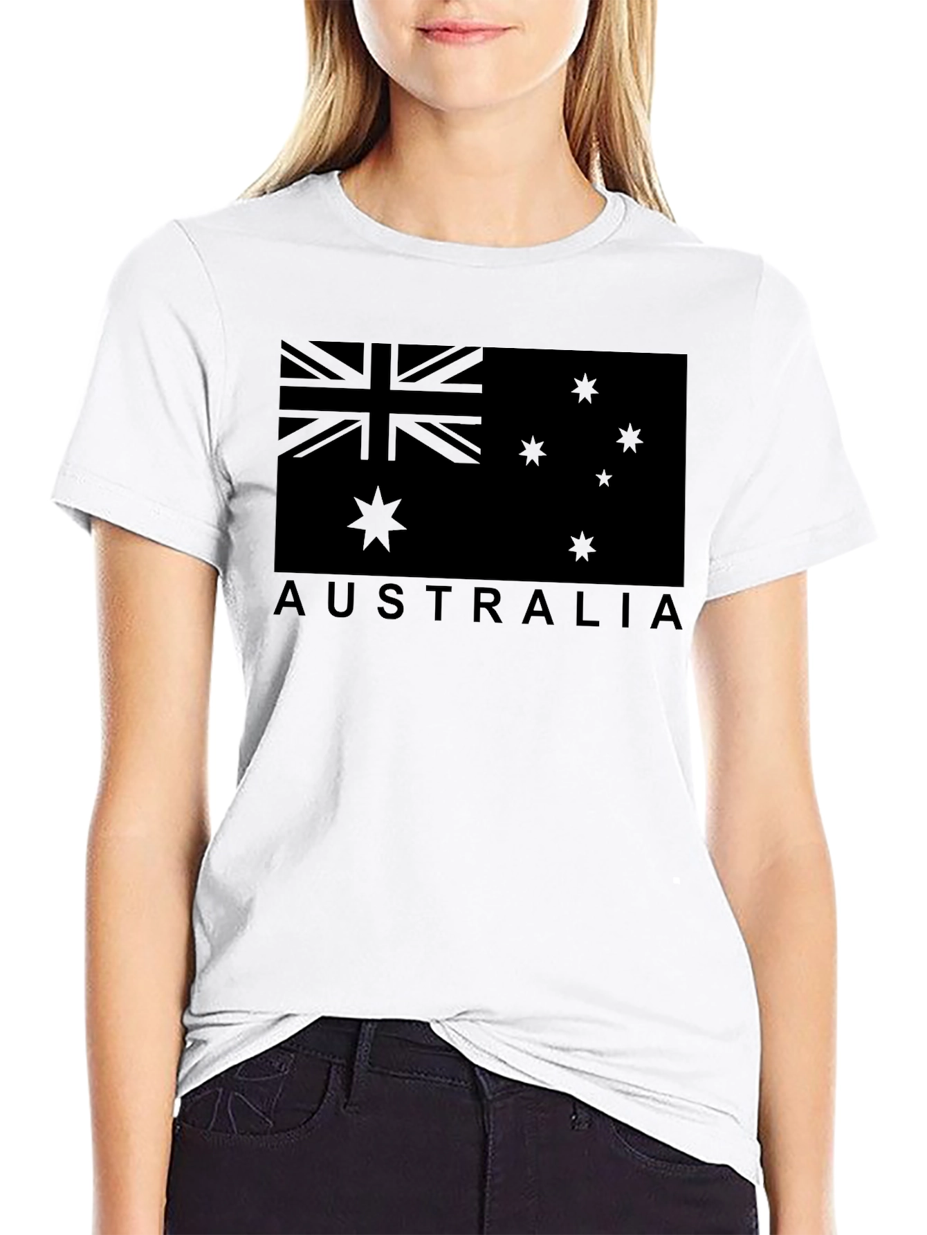 Australia Flag Graphic T-Shirt - Unisex Crew Neck