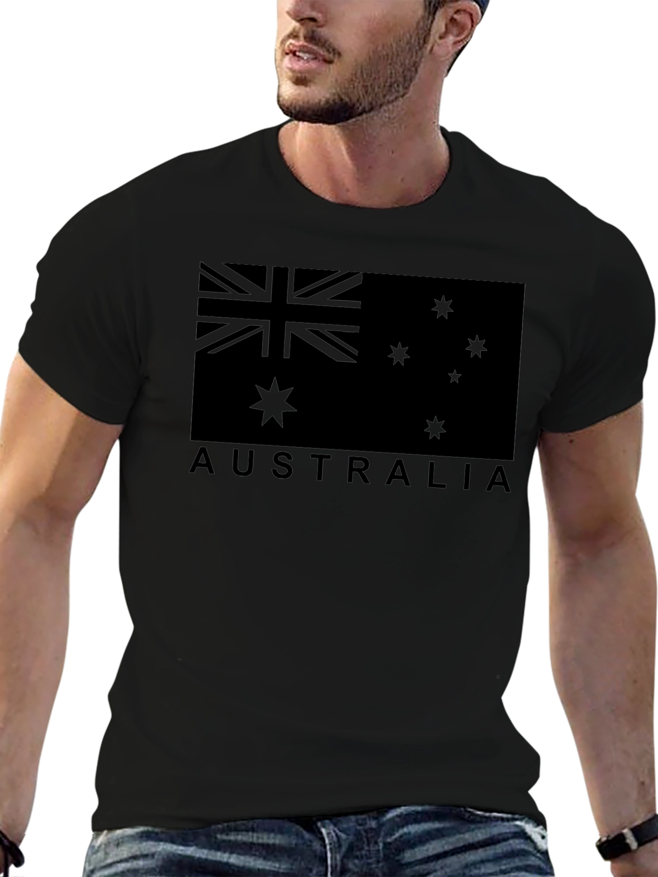 Australia Flag Graphic T-Shirt - Unisex Crew Neck