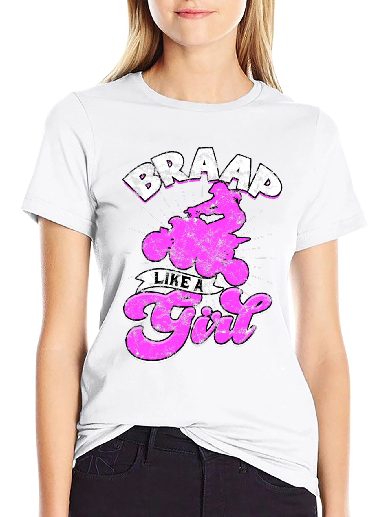 Braap Like a Girl T-Shirt - ATV Rider Tee