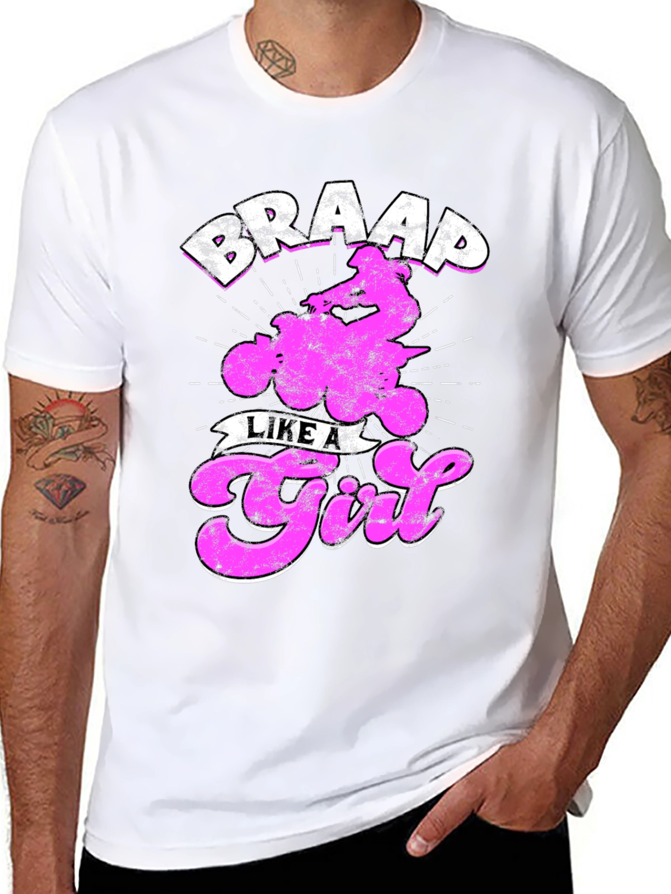 Braap Like a Girl T-Shirt - ATV Rider Tee