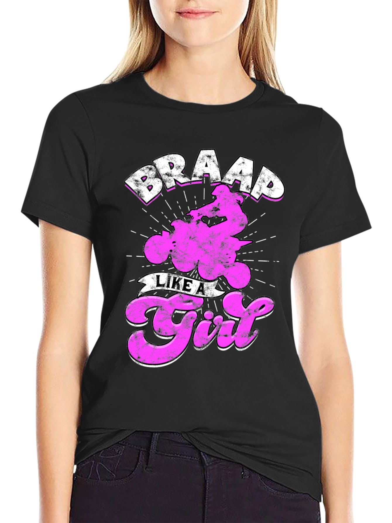 Braap Like a Girl T-Shirt - ATV Rider Tee