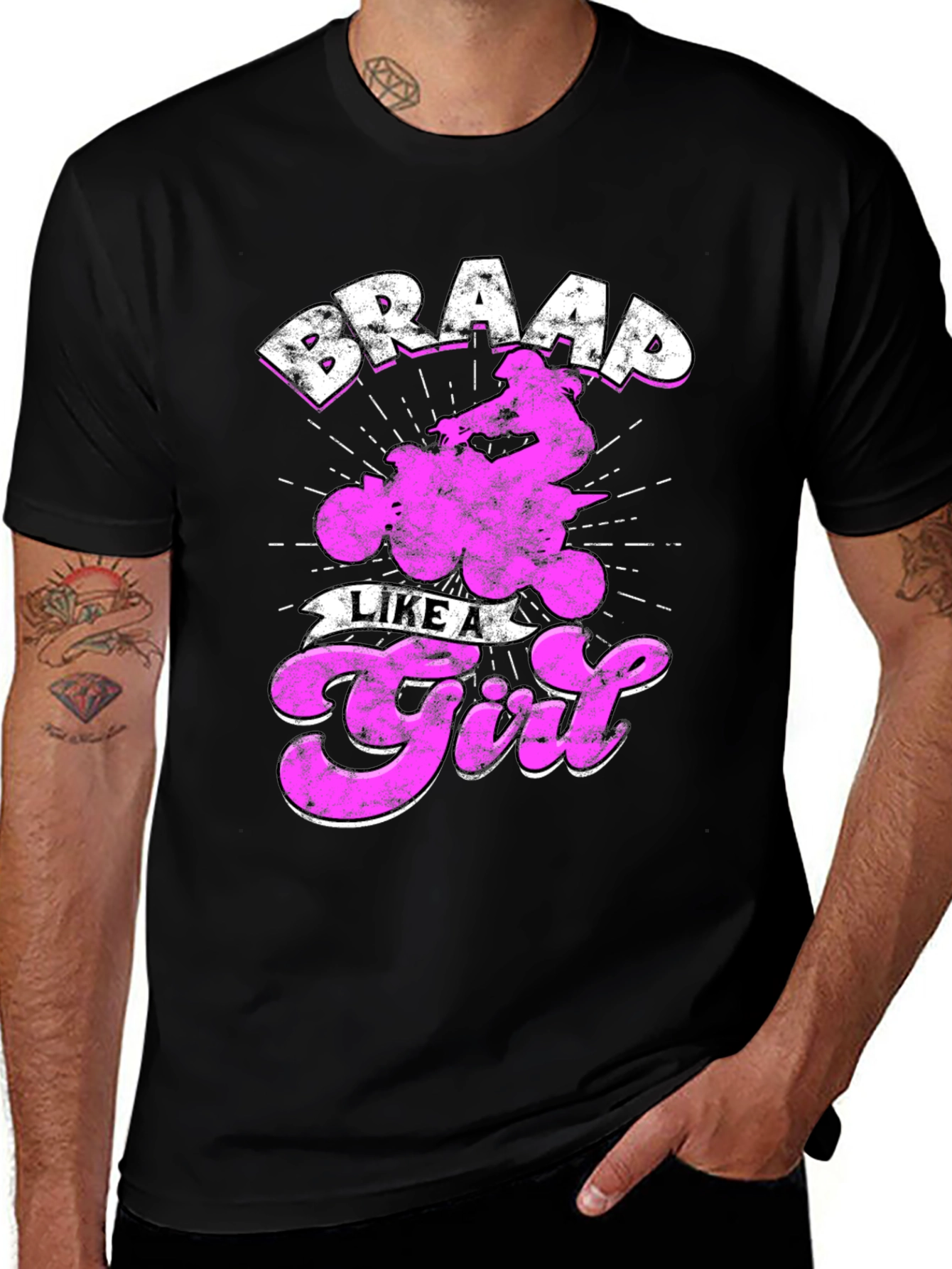 Braap Like a Girl T-Shirt - ATV Rider Tee