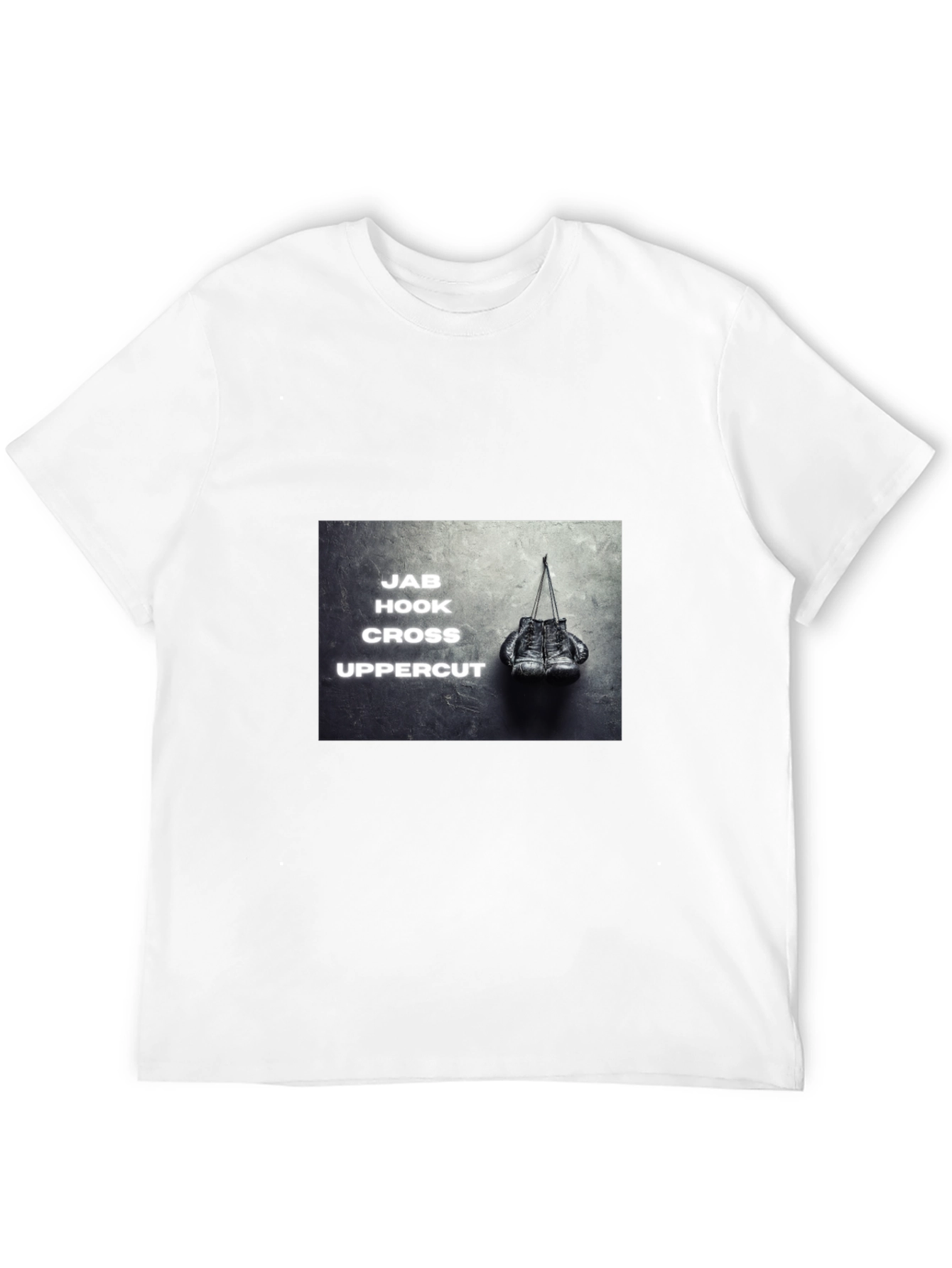 Boxing Moves Graphic Black T-Shirt