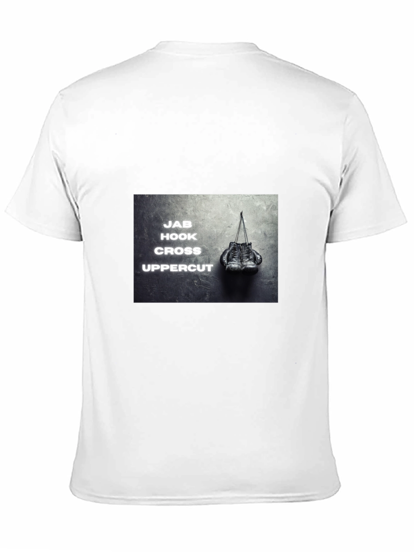 Boxing Moves Graphic Black T-Shirt