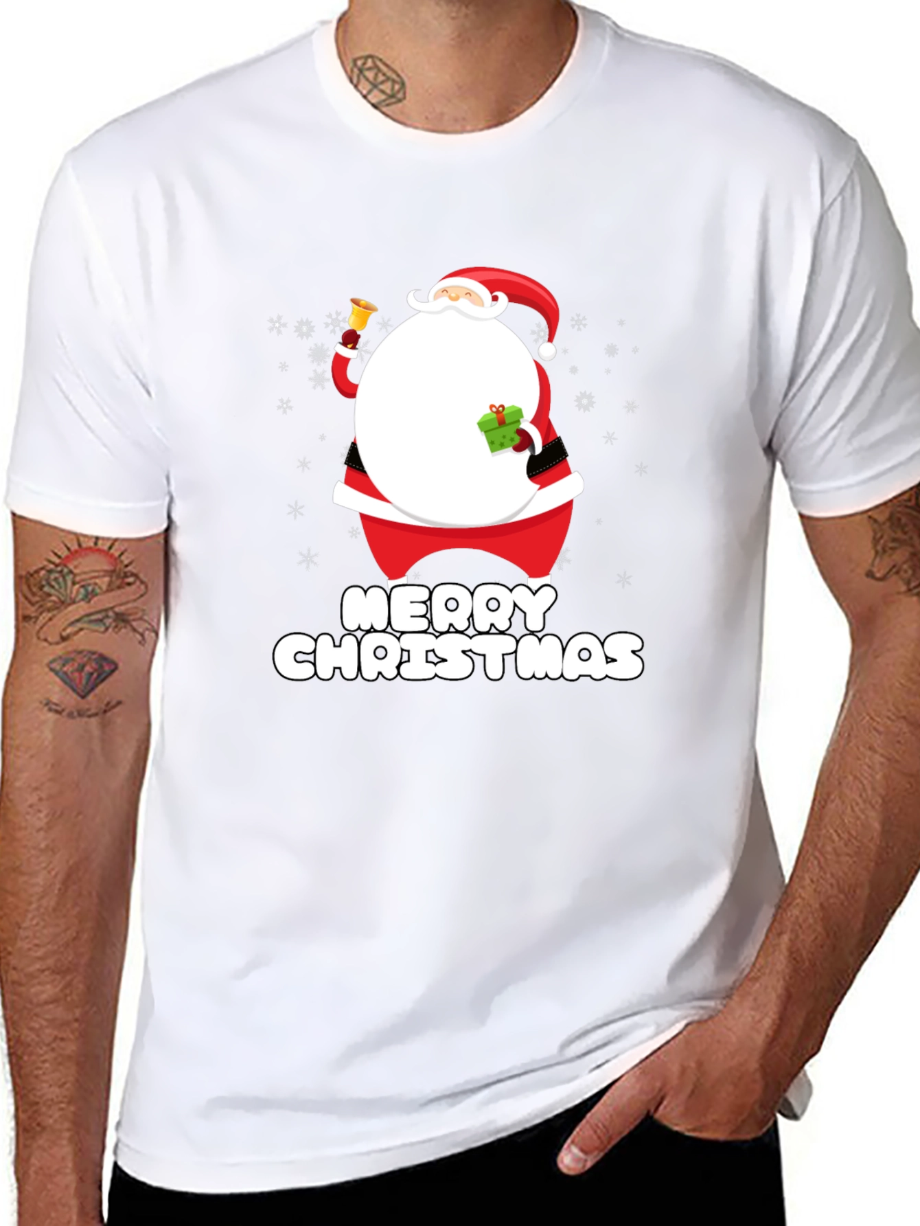 Festive Santa Christmas T-Shirt
