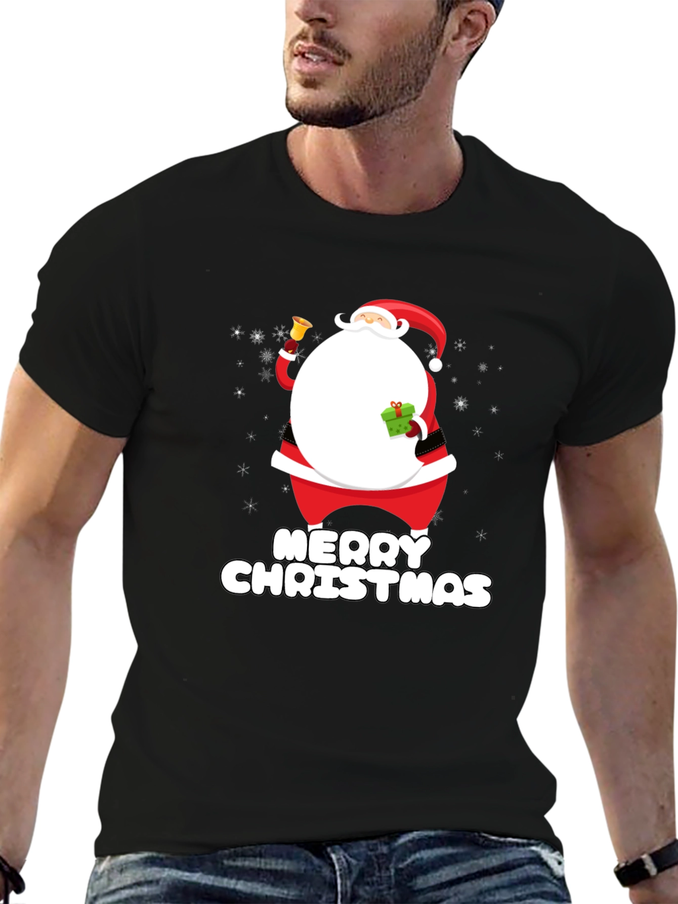 Festive Santa Christmas T-Shirt